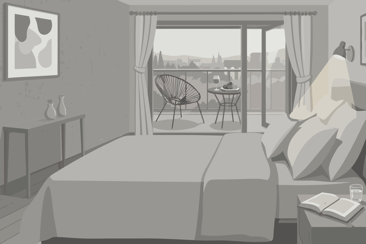 Suite Junior con vistas a la piscina